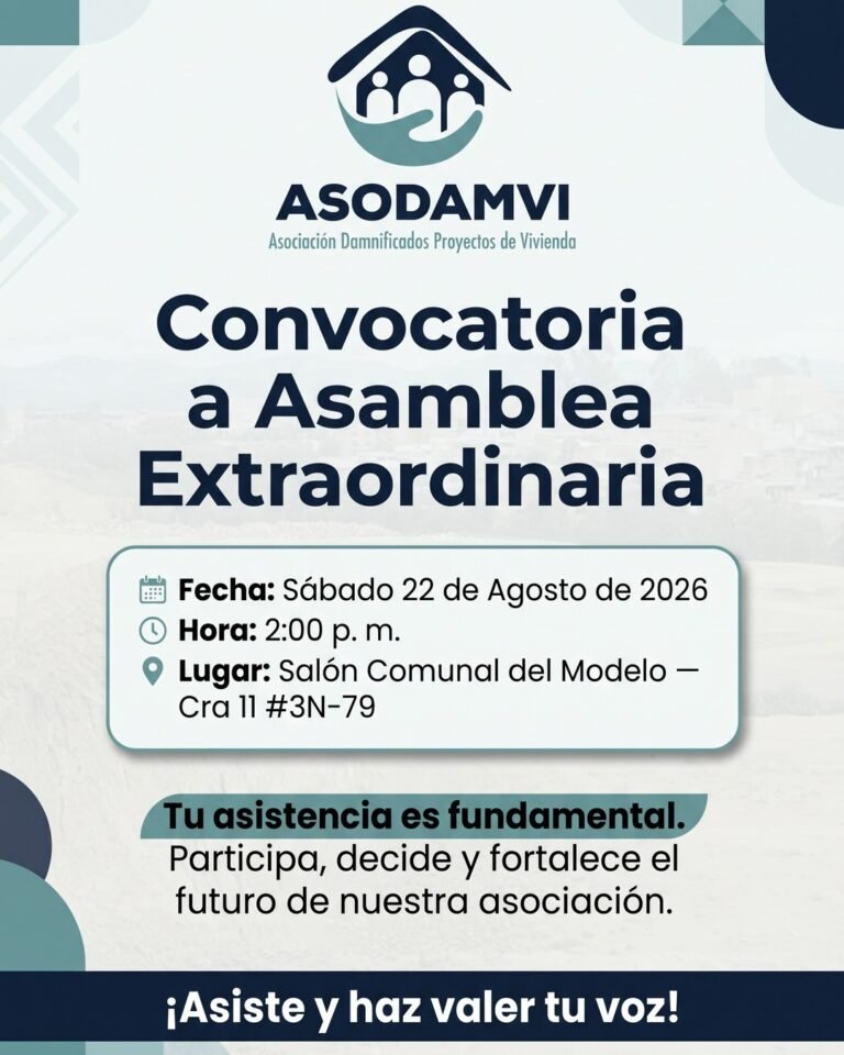 Convocatoria Asamblea Extraordinaria